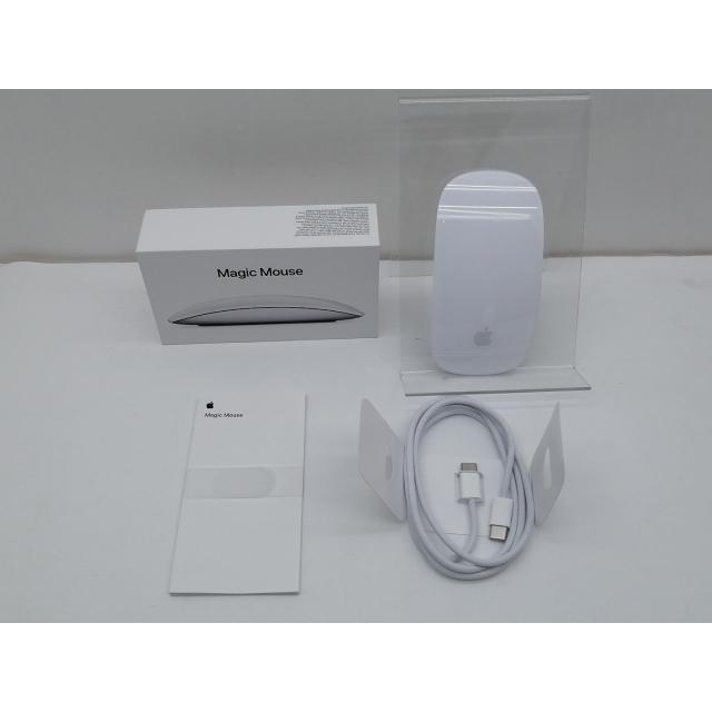 中古】Apple Magic Mouse（2024/USB-C）ホワイト MXK53ZA/A【仙台イー