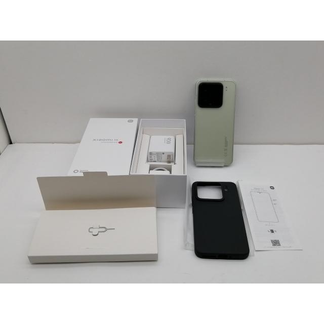 中古】Xiaomi 【SIMフリー】 Xiaomi 15 グリーン 12GB 256GB【仙台イー