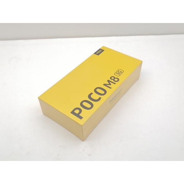 未使用】Xiaomi 国内版 【SIMフリー】 POCO M8 5G ブラック 8GB 256GB