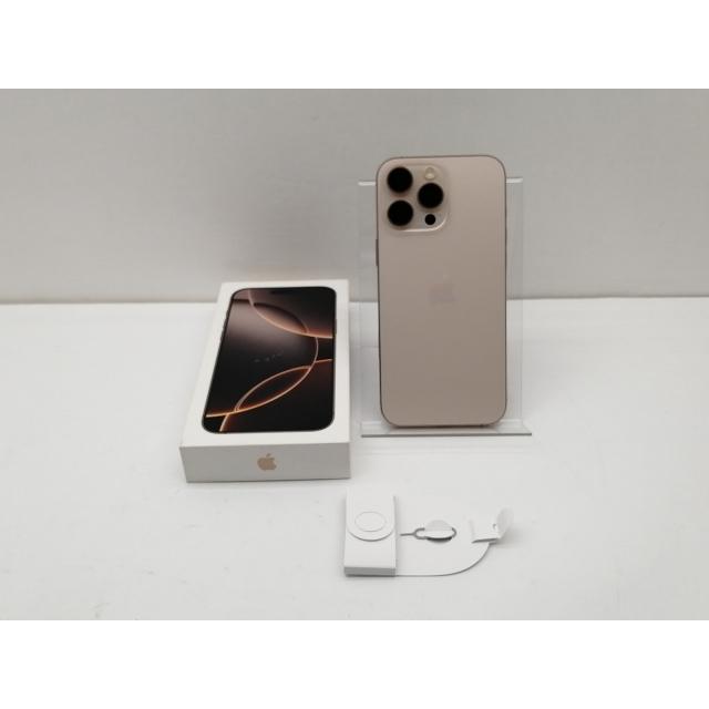 中古】Apple 国内版 【SIMフリー】 iPhone 16 Pro Max 512GB デザート