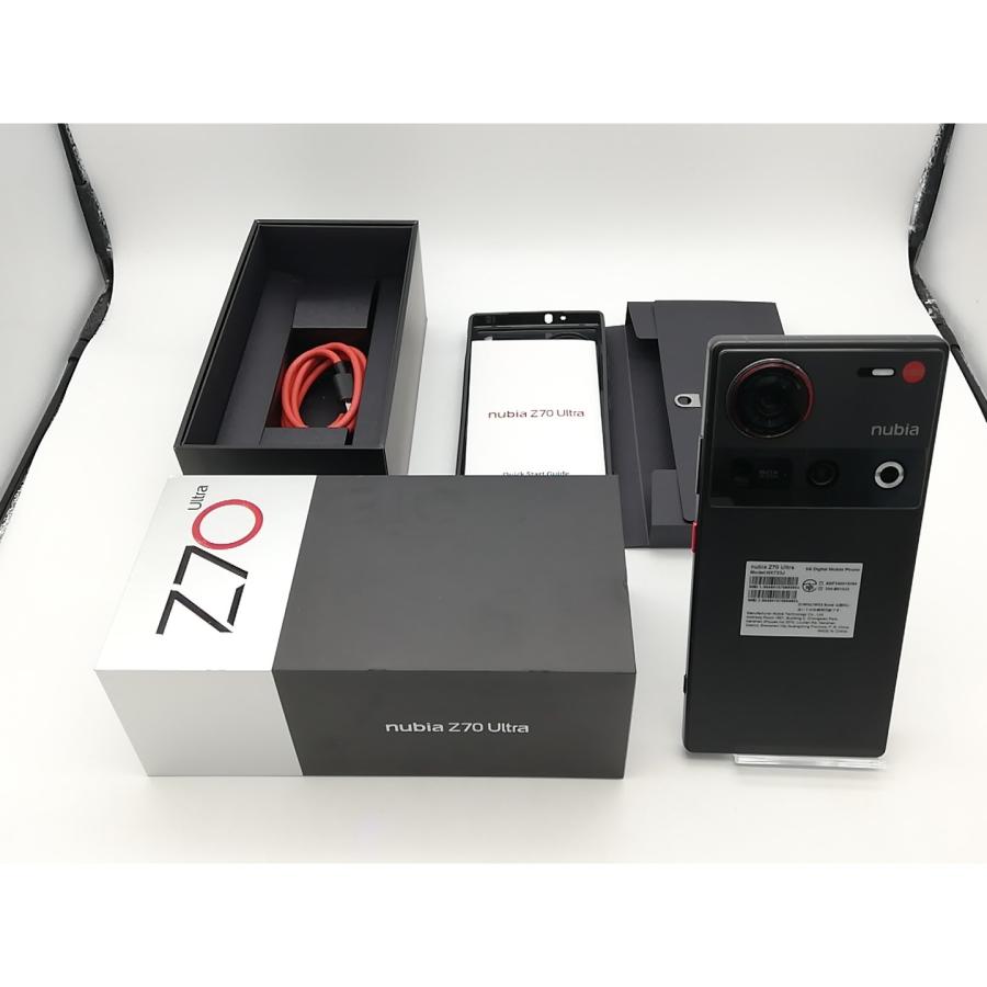 中古】ZTE 国内版【SIMフリー】 nubia Z70 Ultra 16GB 512GB Black