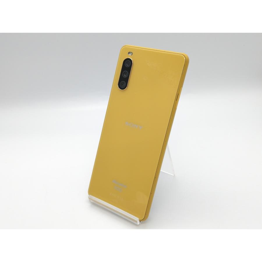 Sony Xperia　SO-52B　イエロー　中古 中古】SONY docomo 【SIMロック解除済み】 Xperia 10 III イエロー 6GB