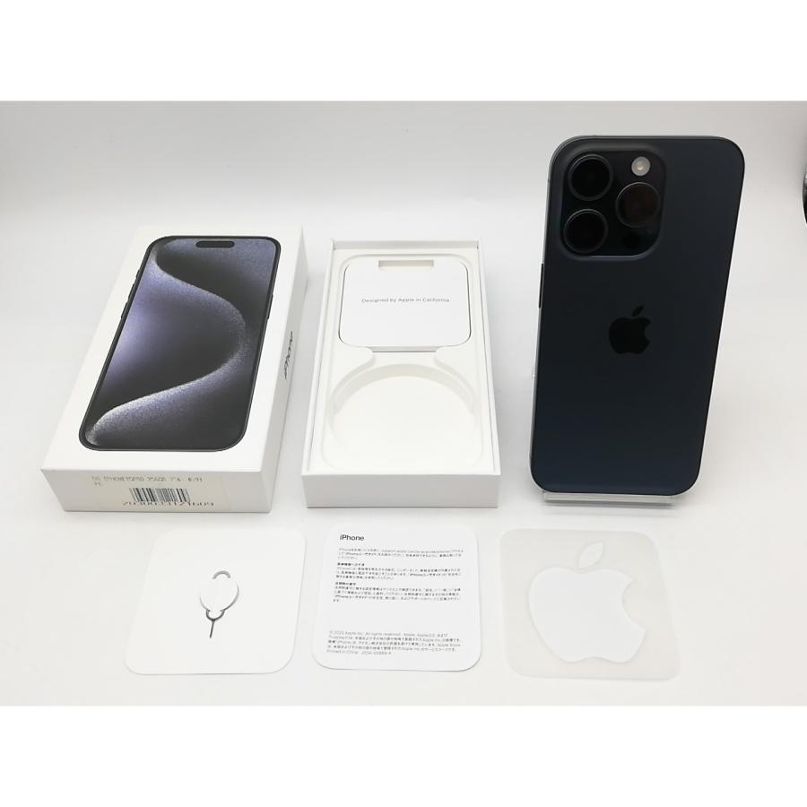 中古】Apple 国内版 【SIMフリー】 iPhone 15 Pro 256GB ブルー