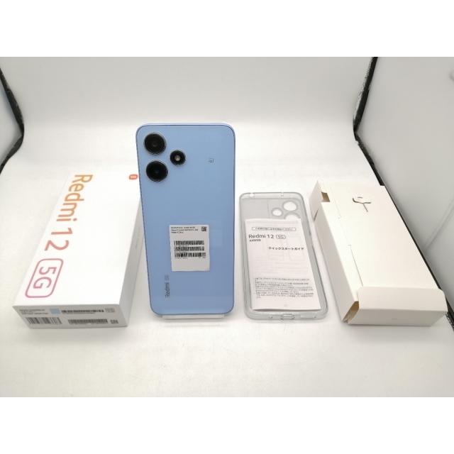中古】Xiaomi au 【SIMフリー】 Redmi 12 5G 4GB 128GB スカイブルー