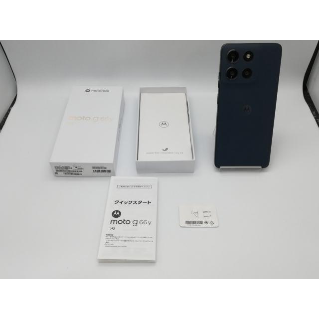 中古】MOTOROLA ymobile 【SIMフリー】 moto g66y 5G PANTONE Black