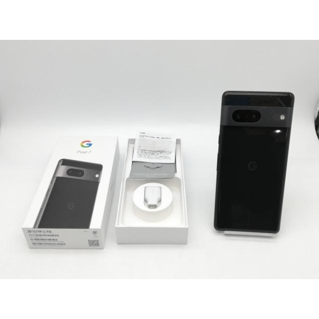 中古】Google 国内版 【SIMフリー】 Pixel 7 オブシディアン 8GB 256GB