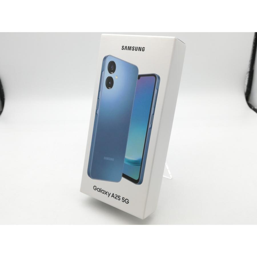 未使用】SAMSUNG au 【SIMフリー】 Galaxy A25 5G ブルー 4GB 64GB