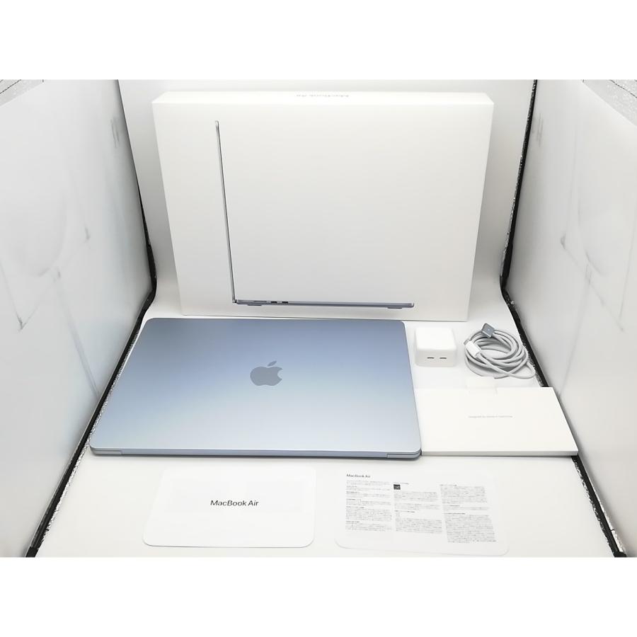 【中古】Apple MacBook Air 15インチ (M4,2025) M4(CPU:10C/GPU:10C) 16GB/256GB スカイブルー MC7A4J/A【鹿児島中町】保証期間１ヶ月【ランクA】 |  | 09
