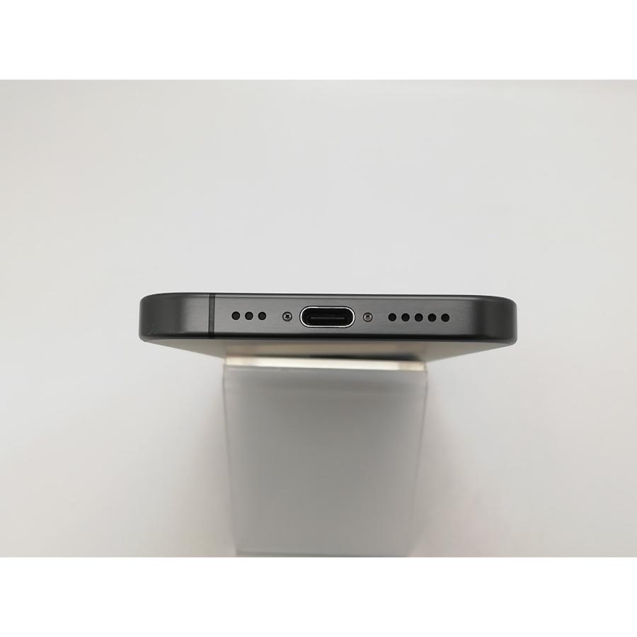 【中古】Apple 国内版 【SIMフリー】 iPhone 15 Pro 256GB ブラックチタニウム MTUC3J/A【博多】保証期間１ヶ月【ランクC】の画像