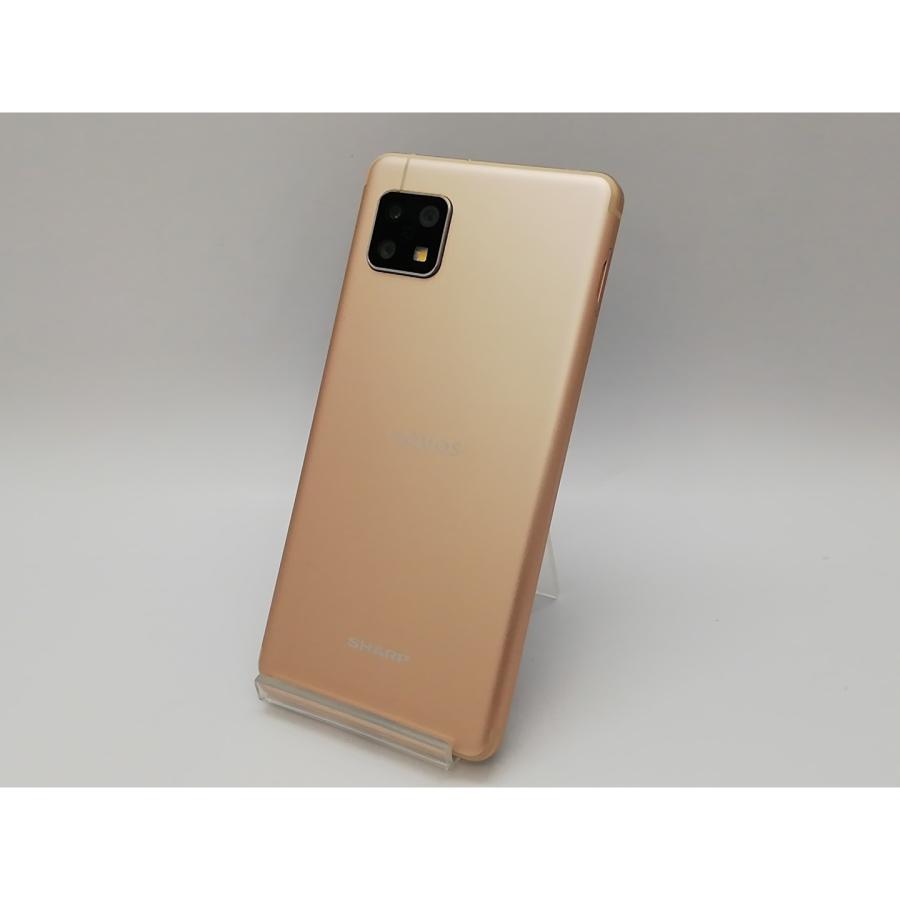 中古】SHARP OCN 【SIMフリー】 AQUOS sense4 ライトカッパー 4GB 64GB