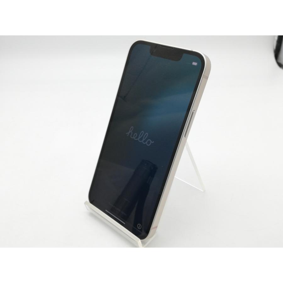 【中古】Apple docomo 【SIMフリー】 iPhone 13 mini 256GB スターライト MLJK3J/A【鹿児島中町】保証期間１ヶ月【ランクC】の画像