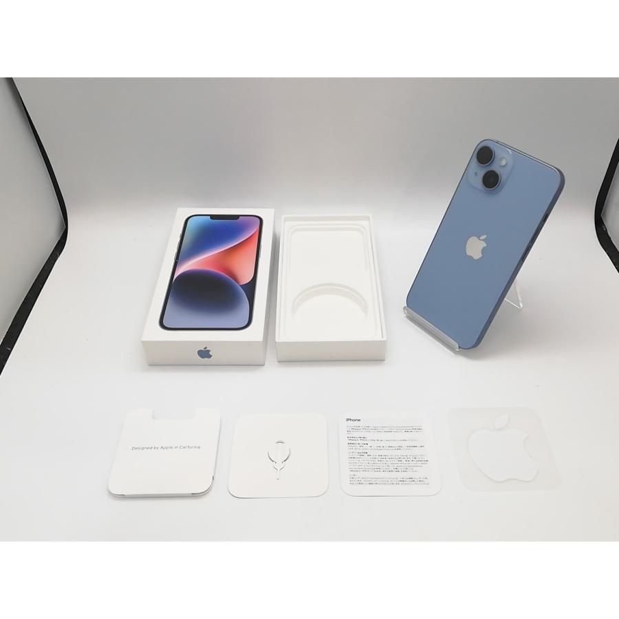 【中古】Apple 国内版 【SIMフリー】 iPhone 14 128GB ブルー MPVJ3J/A【鹿児島中町】保証期間１ヶ月【ランクC】の画像