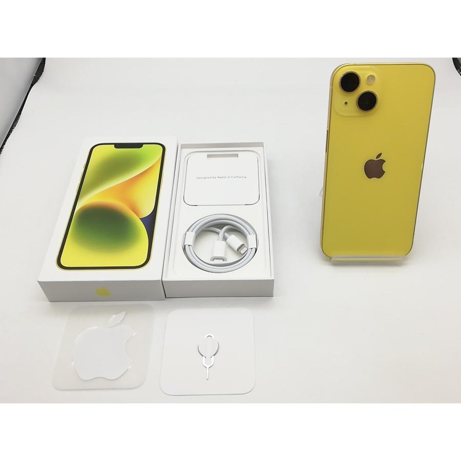 【中古】Apple 国内版 【SIMフリー】 iPhone 14 256GB イエロー MR3R3J/A【鹿児島中町】保証期間１ヶ月【ランクC】の画像