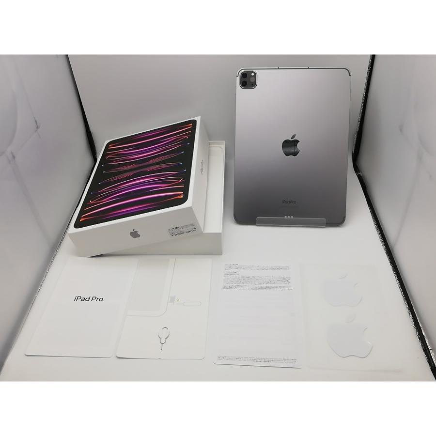【中古】Apple SoftBank 【SIMフリー】 11インチ iPad Pro（第4世代/2022） 128GB スペースグレイ MNYC3J/A【鹿児島中町】保証期間１ヶ月【ランクA】の画像