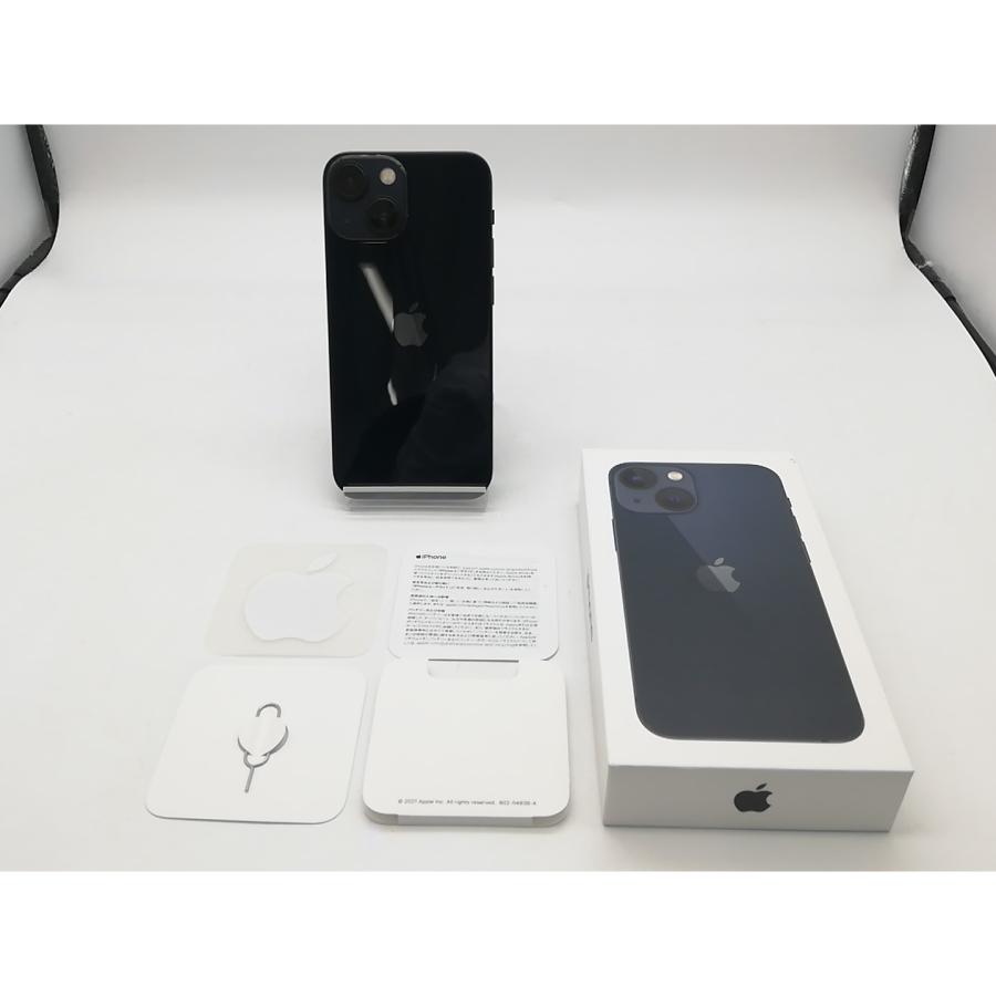 【中古】Apple 国内版 【SIMフリー】 iPhone 13 mini 128GB ミッドナイト MLJC3J/A【鹿児島中町】保証期間１ヶ月【ランクB】の画像