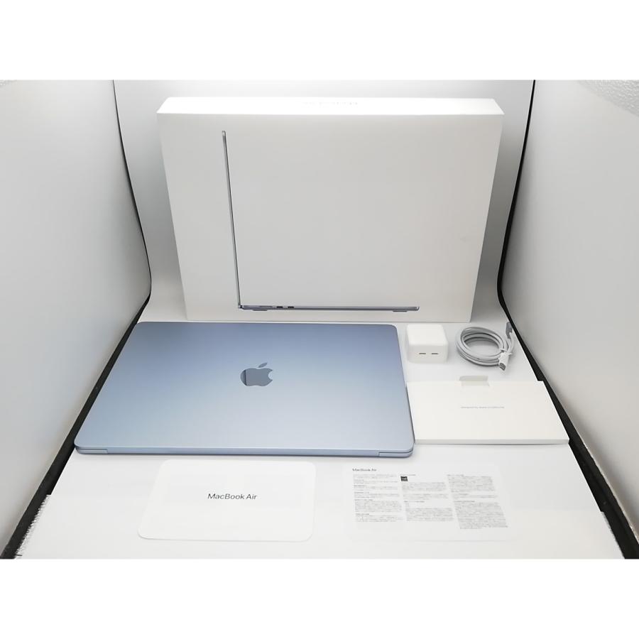 【中古】Apple MacBook Air 15インチ (M4,2025) M4(CPU:10C/GPU:10C) 16GB/256GB スカイブルー MC7A4J/A【鹿児島中町】保証期間１ヶ月【ランクA】の画像