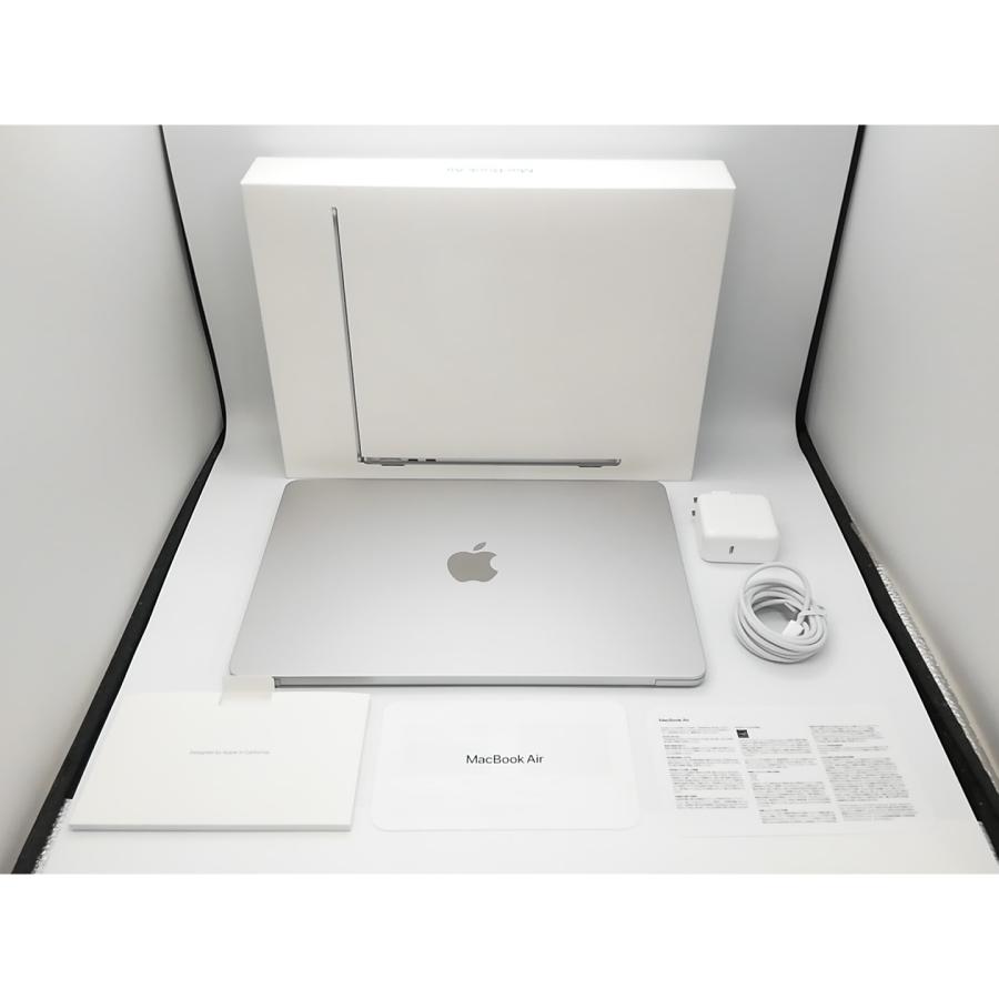 【中古】Apple MacBook Air 13インチ M3(CPU:8C/GPU:8C) 16GB/256GB シルバー MC8H4J/A (13インチ, M3, 2024)【鹿児島中町】保証期間１ヶ月【ランクA】の画像