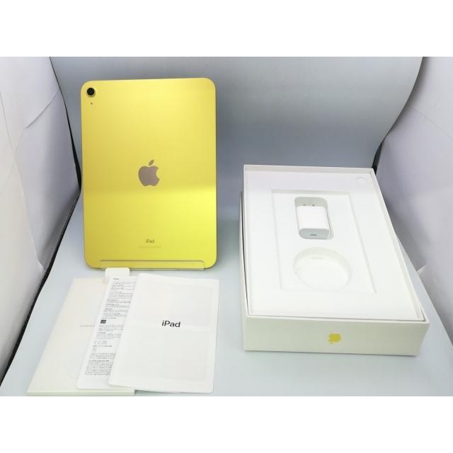 中古】Apple 【Wi-Fi】 iPad（第10世代/2022） 64GB イエロー MPQ23J/A