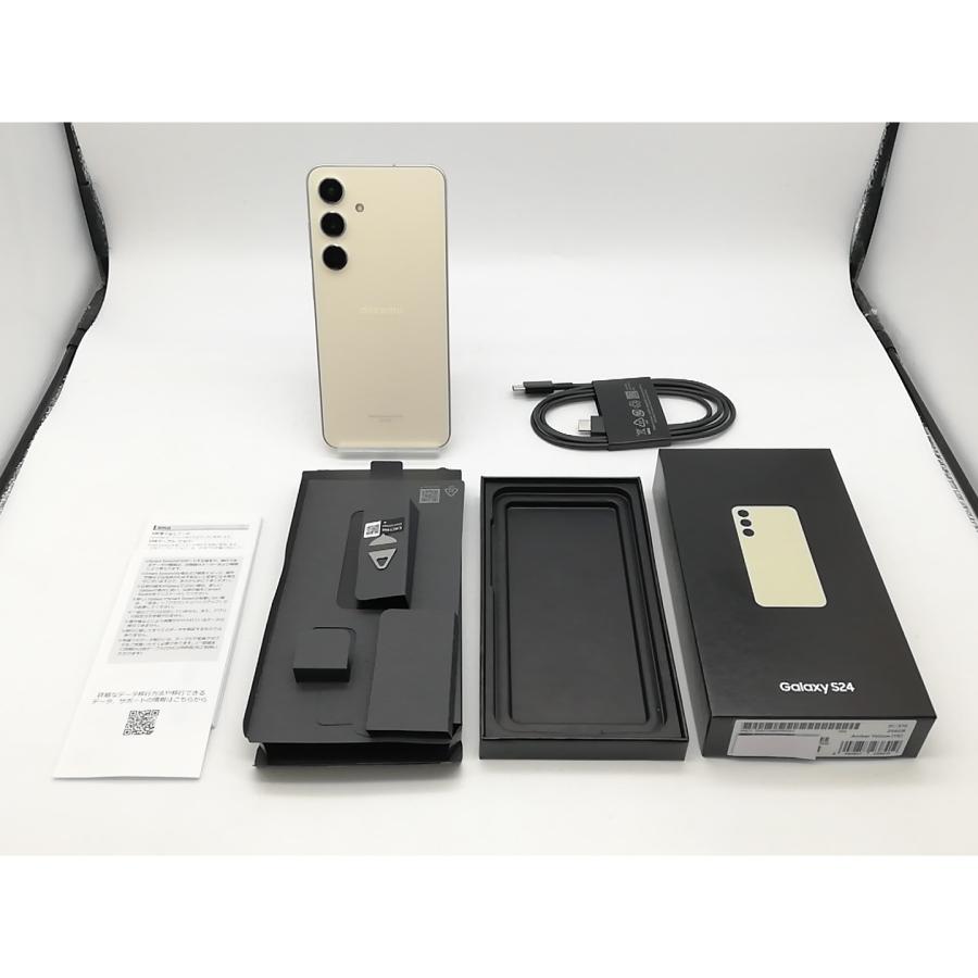 中古】SAMSUNG docomo 【SIMフリー】 Galaxy S24 アンバーイエロー 8GB