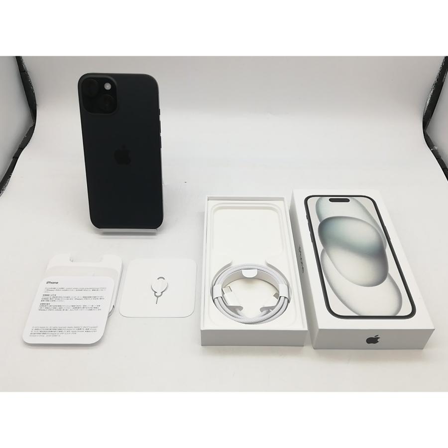 中古】Apple 国内版 【SIMフリー】 iPhone 15 256GB ブラック MTMN3J/A