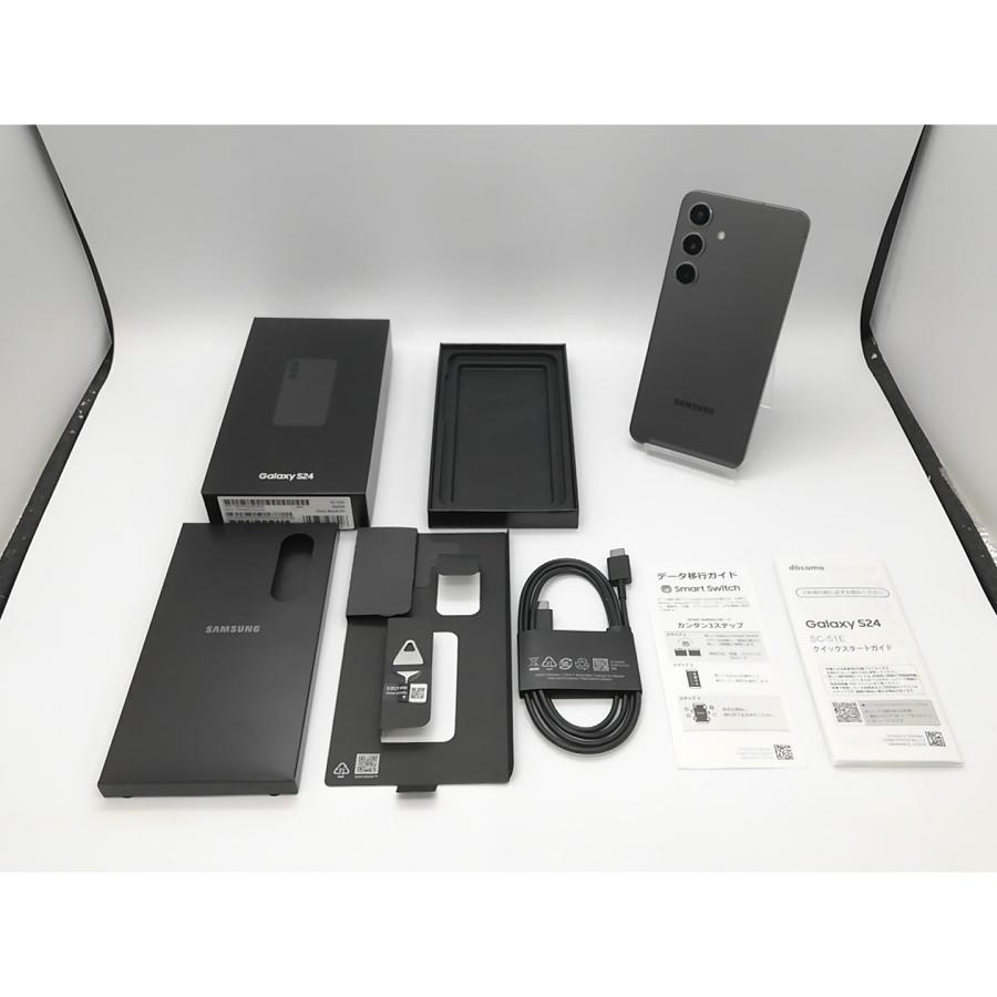 中古】SAMSUNG docomo 【SIMフリー】 Galaxy S24 オニキスブラック 8GB