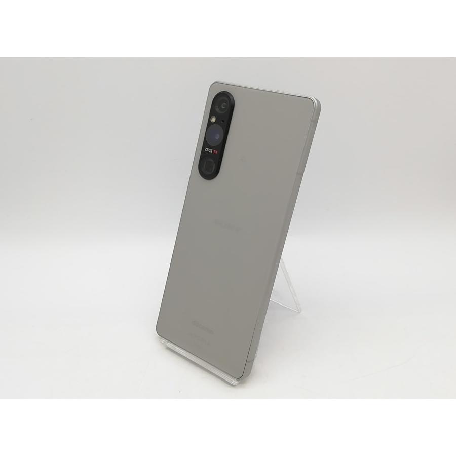 中古】SONY docomo 【SIMフリー】 Xperia 1 V プラチナシルバー 12GB