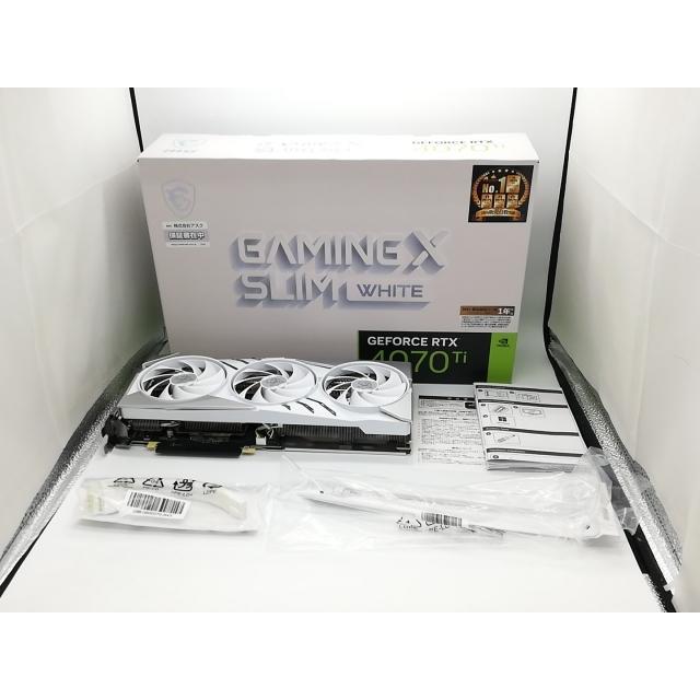 【中古】MSI GeForce RTX 4070 Ti GAMING X SLIM WHITE 12G RTX4070Ti/GDDR6X【福岡天神】保証期間１週間｜janpara｜08