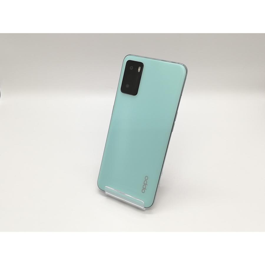 中古】Oppo 国内版 【SIMフリー】 OPPO A55s 5G グリーン 4GB 64GB 