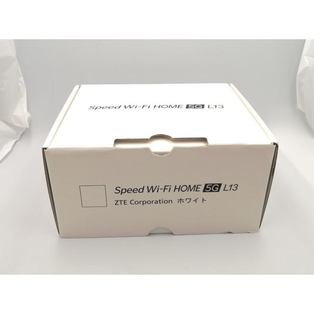 未使用】【赤ロム保証あり】ZTE au Speed Wi-Fi HOME 5G L13 ZTR02【EC