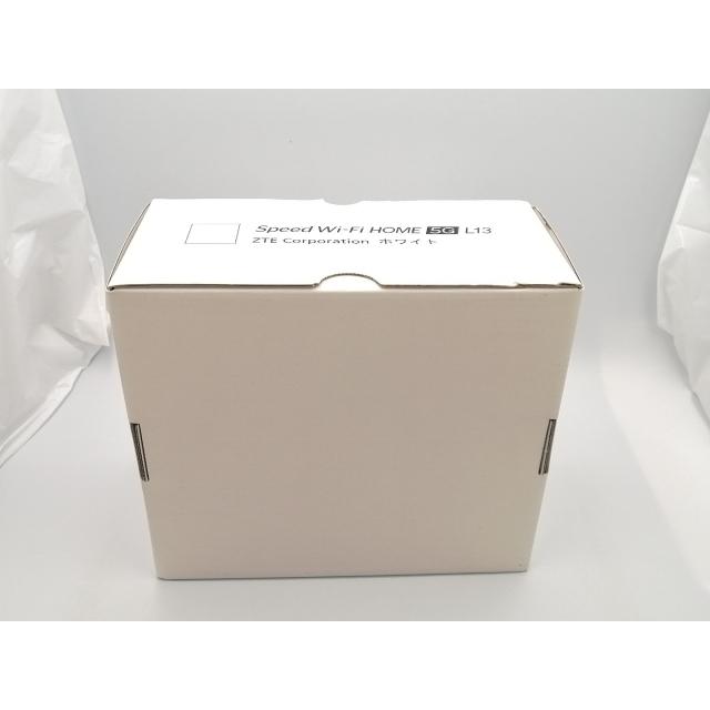 未使用】【赤ロム保証あり】ZTE au Speed Wi-Fi HOME 5G L13 ZTR02【EC