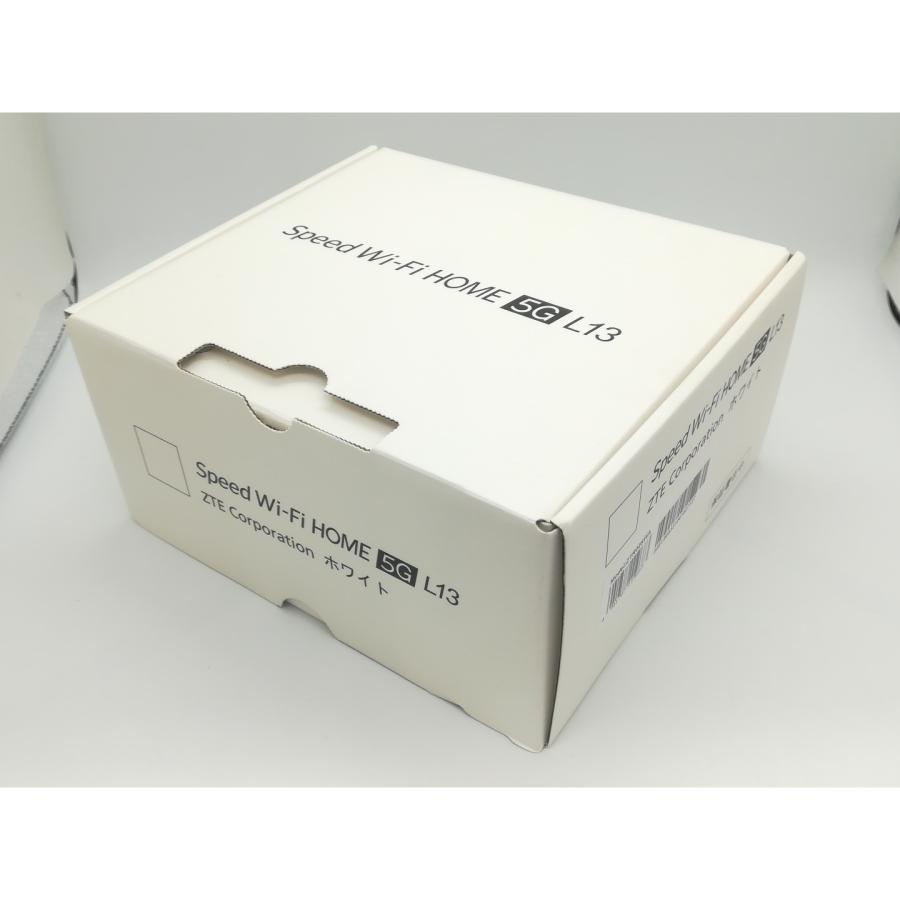 未使用】【赤ロム保証あり】ZTE au Speed Wi-Fi HOME 5G L13 ZTR02
