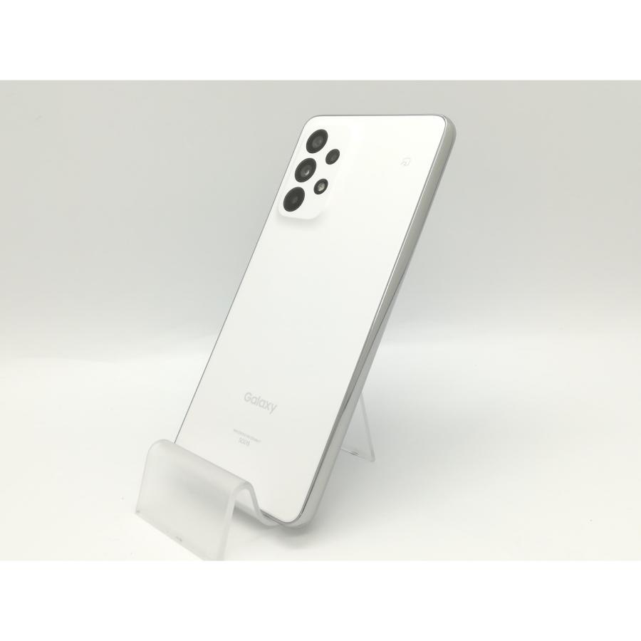 中古】SAMSUNG au 【SIMフリー】 Galaxy A53 5G オーサムホワイト 6GB