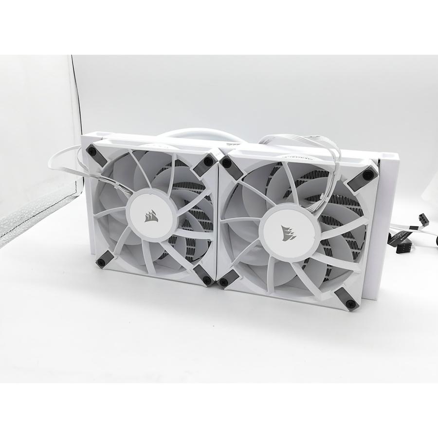 中古】CORSAIR iCUE H100i ELITE CAPELLIX XT WHITE CW-9060072-WW
