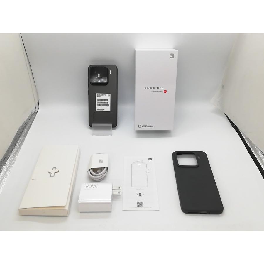 中古】Xiaomi 国内版【SIMフリー】 Xiaomi 15 ブラック 12GB 256GB