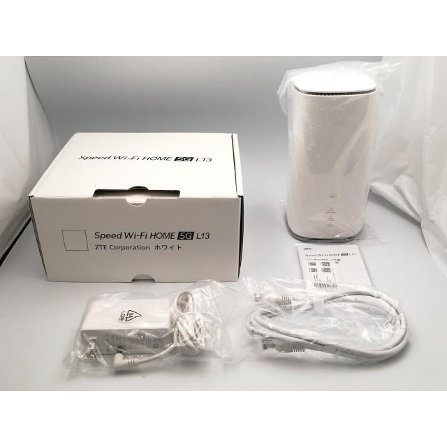 中古】ZTE au Speed Wi-Fi HOME 5G L13 ZTR02【ECセンター】保証期間1