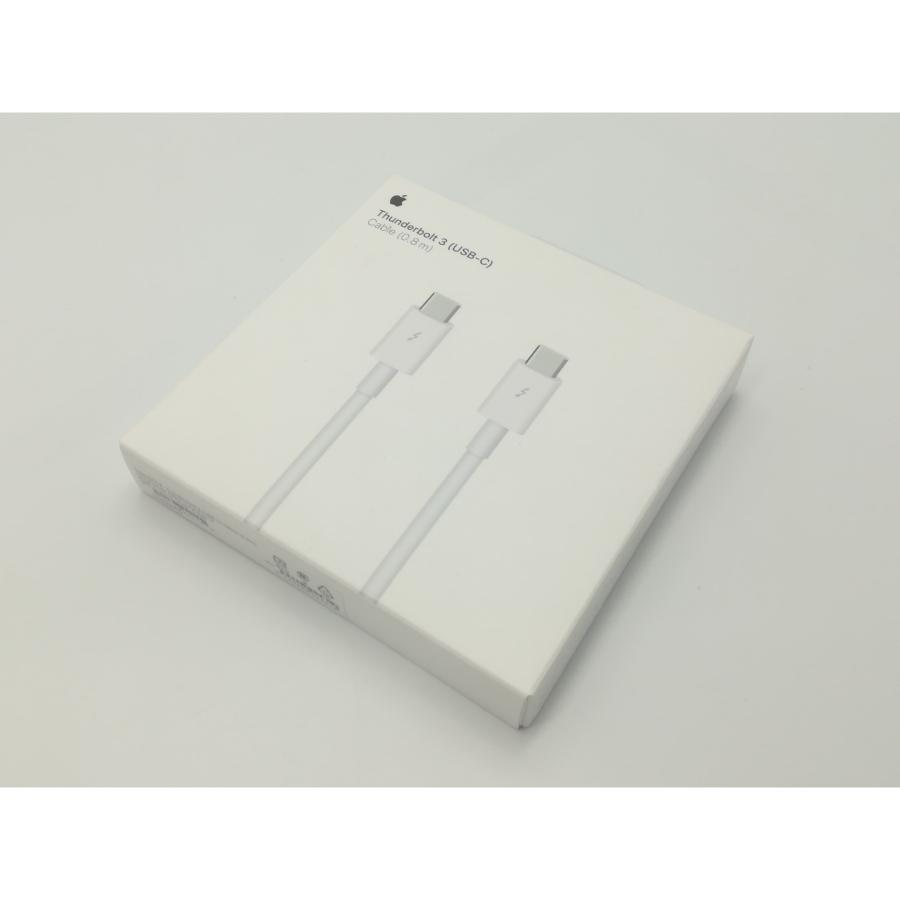 未使用】Apple Thunderbolt 3（USB-C）ケーブル（0.8m） MQ4H2FE/A 
