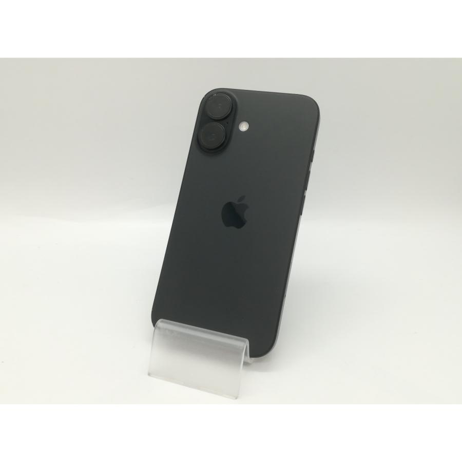 中古】Apple 国内版 【SIMフリー】 iPhone 16 128GB ブラック MYDQ3J/A