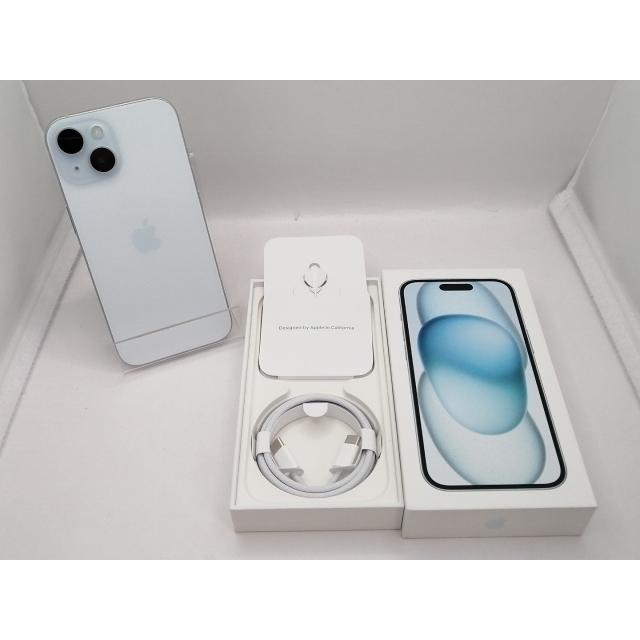 中古】Apple 国内版 【SIMフリー】 iPhone 15 256GB ブルー MTMR3J/A