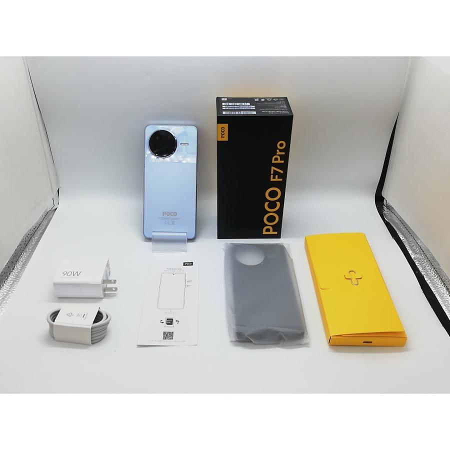 中古】Xiaomi 国内版 【SIMフリー】 Poco F7 Pro ブルー 12GB 256GB