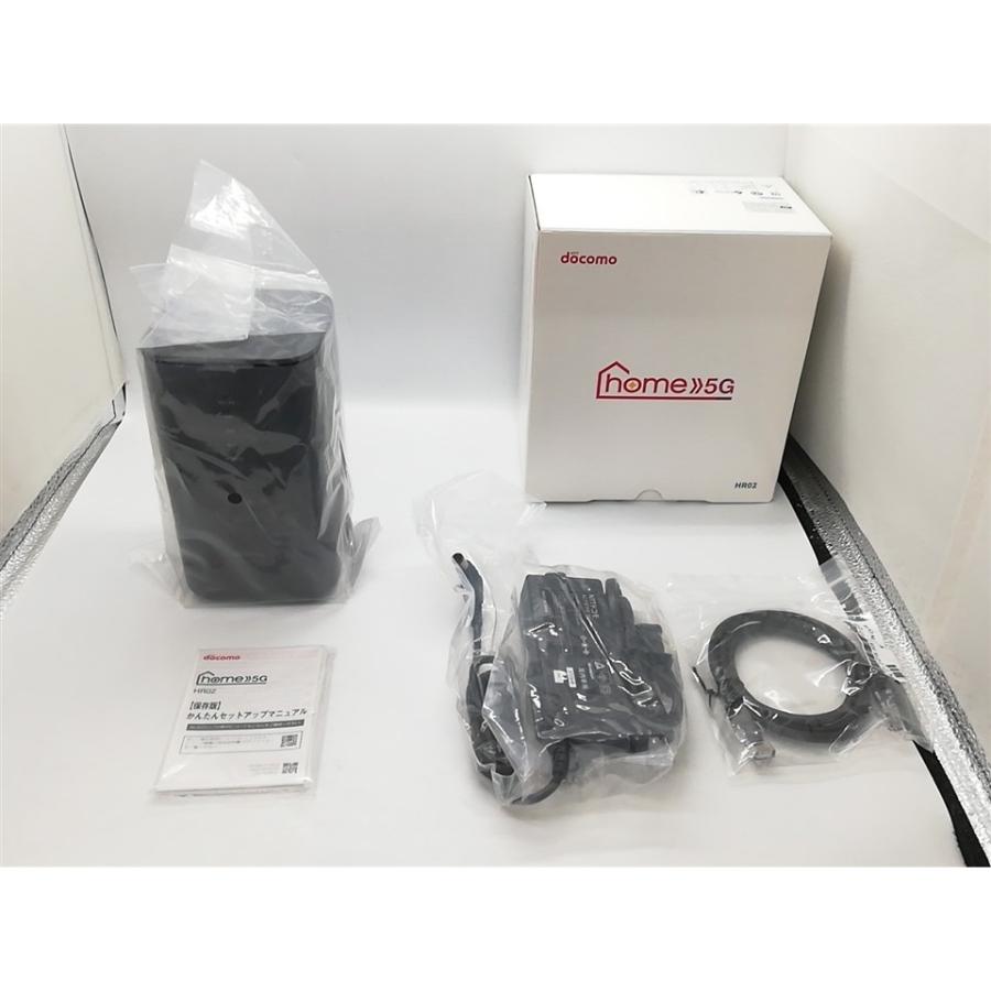 未使用】SHARP docomo 【SIMフリー】 home 5G HR02 [ダークグレー