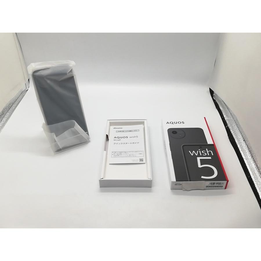 未使用】SHARP docomo 【SIMフリー】 AQUOS wish5 スミ 4GB 64GB SH