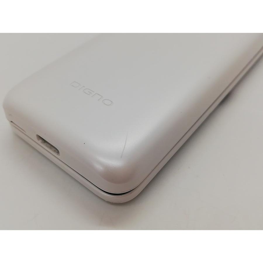 中古】KYOCERA docomo 【SIMフリー】 DIGNOケータイ ホワイト KY-42C