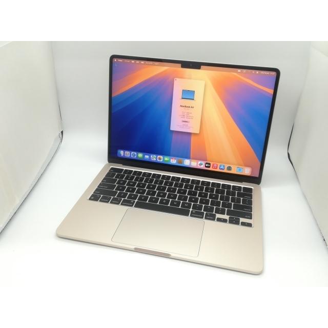 中古】Apple MacBook Air 13インチ CTO (M2,2022) スターライト M2(CPU