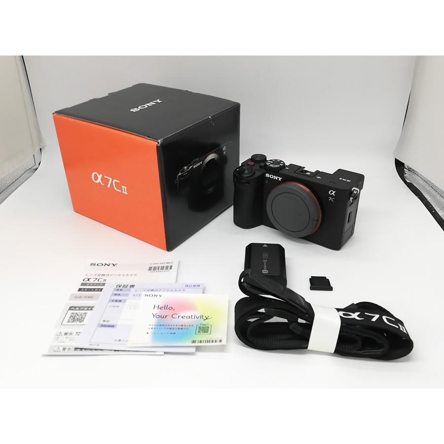 【中古】SONY α7C II ボディ ブラック ILCE-7CM2(B)【福岡天神】保証期間１ヶ月【ランクA】の画像