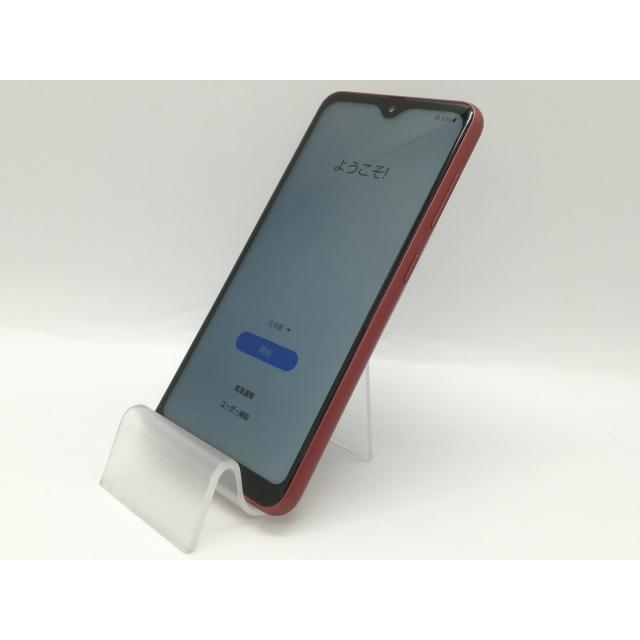 中古】SAMSUNG docomo 【SIMフリー】 Galaxy A22 5G レッド 4GB 64GB