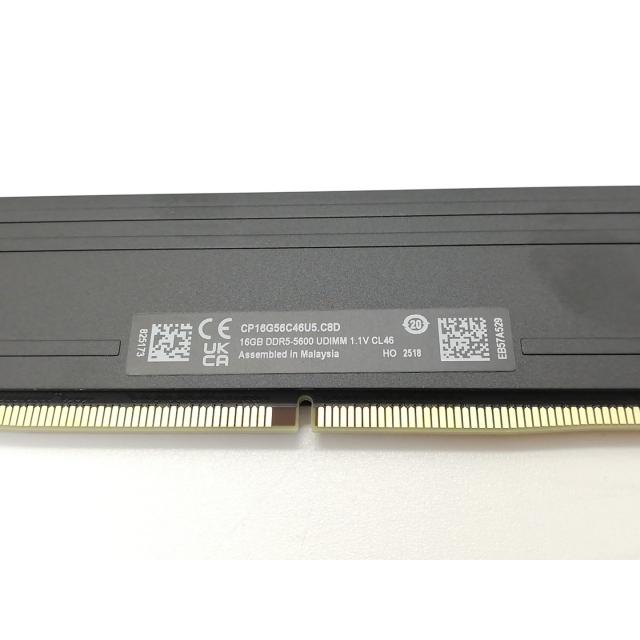 中古】DDR5 16GB 2枚組（合計32GB） DDR5-5600(PC5-44800