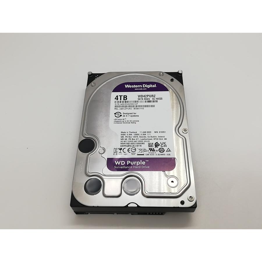 中古】W.D. WD42PURZ WD Purple 4TB/5400rpm/256MB/6Gbps【福岡天神
