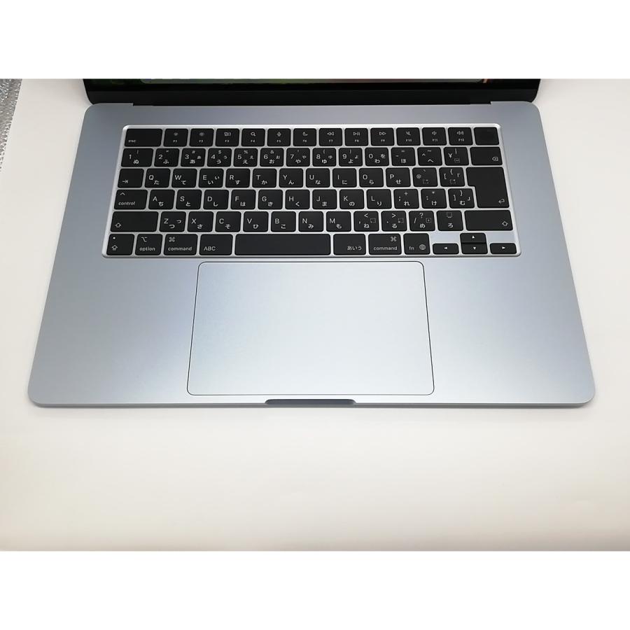 【中古】Apple MacBook Air 15インチ (M4,2025) M4(CPU:10C/GPU:10C) 16GB/512GB スカイブルー MC7C4J/A【福岡天神】保証期間１ヶ月【ランクA】の画像