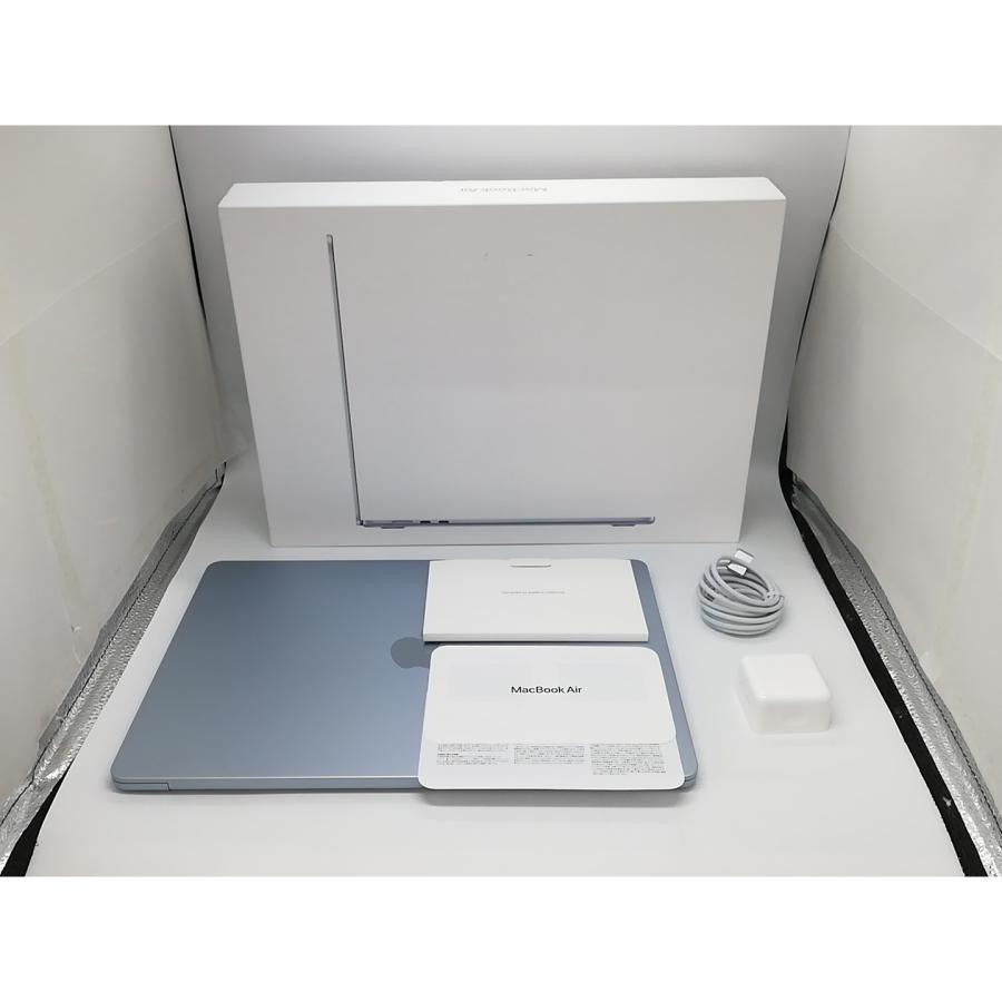 【中古】Apple MacBook Air 15インチ (M4,2025) M4(CPU:10C/GPU:10C) 16GB/512GB スカイブルー MC7C4J/A【福岡天神】保証期間１ヶ月【ランクA】の画像