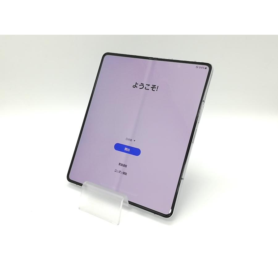 中古】SAMSUNG au 【SIMフリー】 Galaxy Z Fold5 アイシーブルー 12GB 